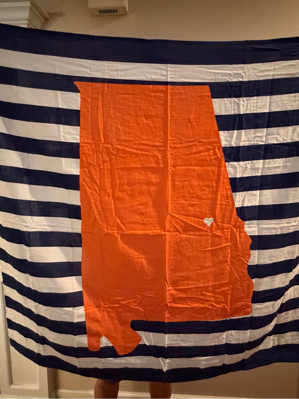 Twig & Bale Auburn Alabama Muslin Swaddle Blanket Gameday